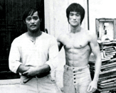 Bruce & son ami de toujours Dan Inosanto