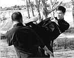Bruce & Dan Inosanto s'entranant